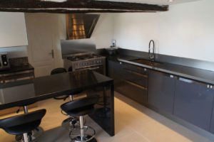Kitchen Countertop in Black Granite4
