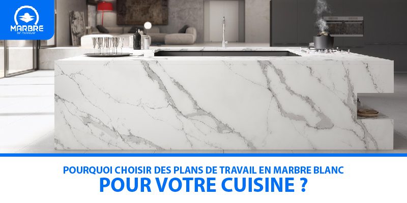 Pourquoi choisir des plans de travail en marbre blanc  pour votre cuisine